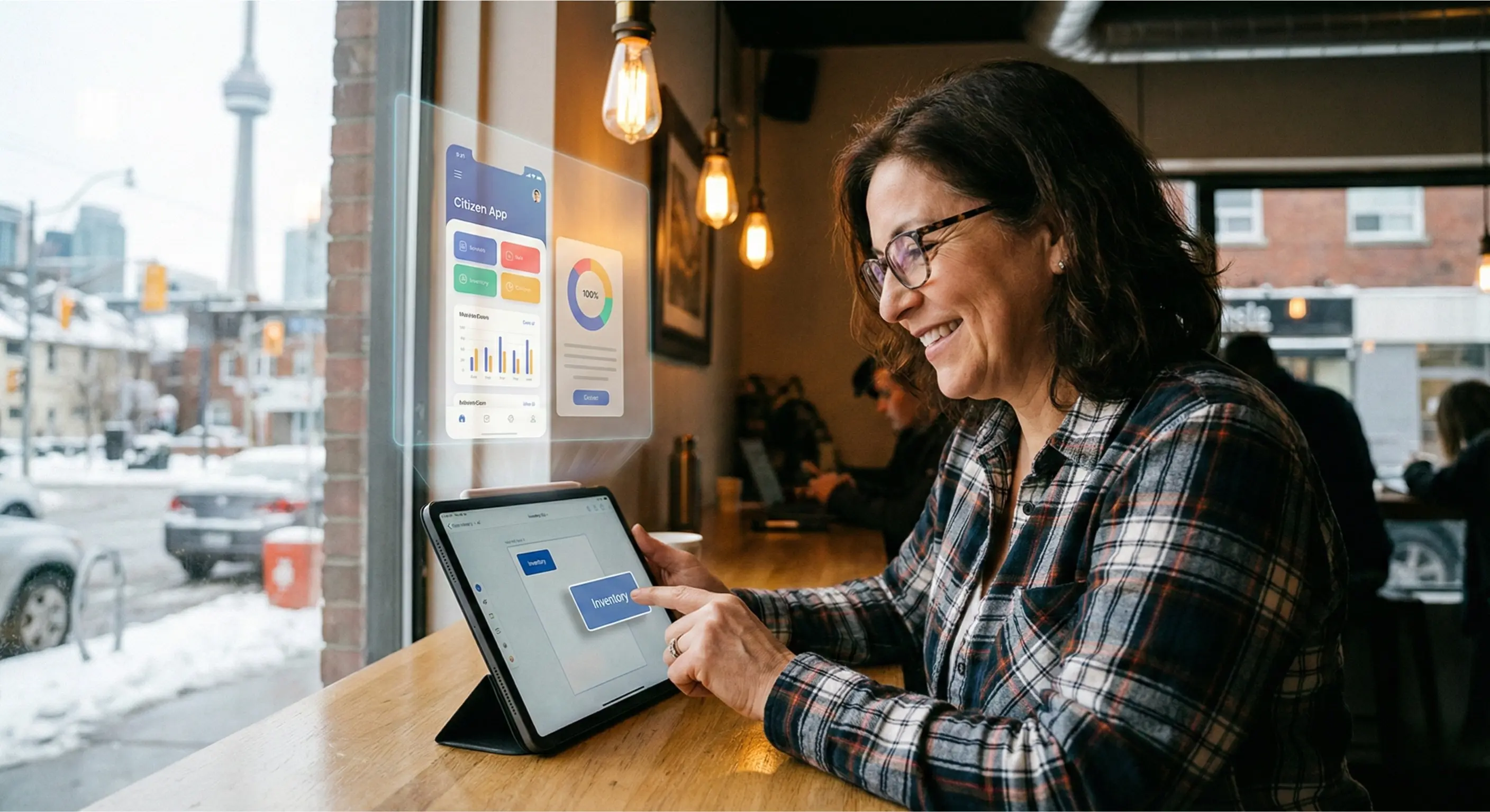 Zoho Creator Drag and Drop Interface