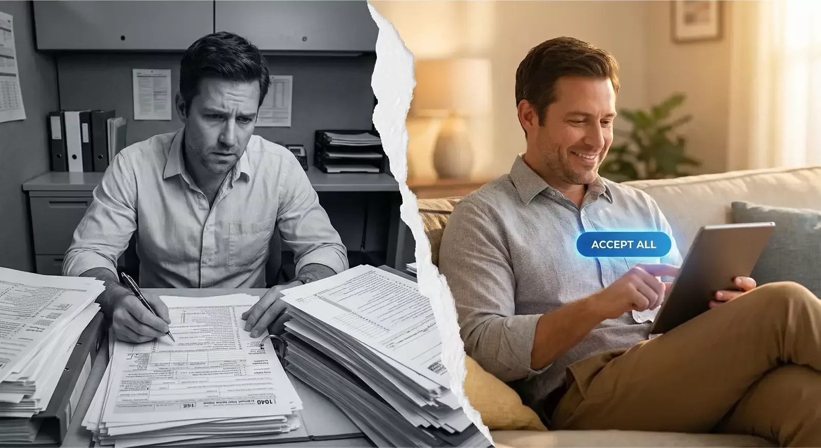 Automated signature reminder settings interface