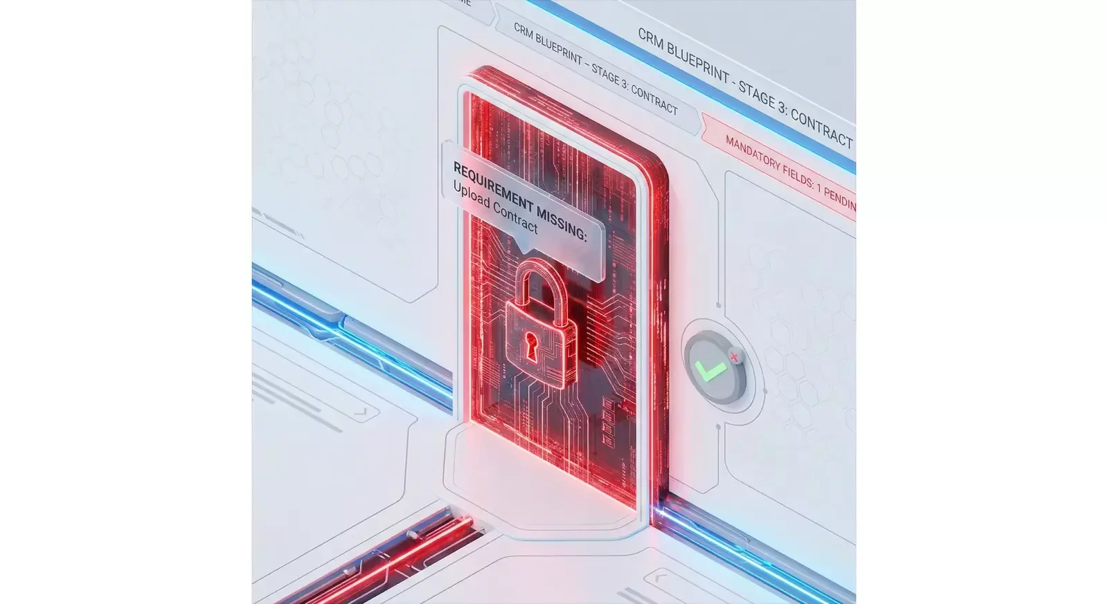 Zoho CRM Blueprint Flowchart