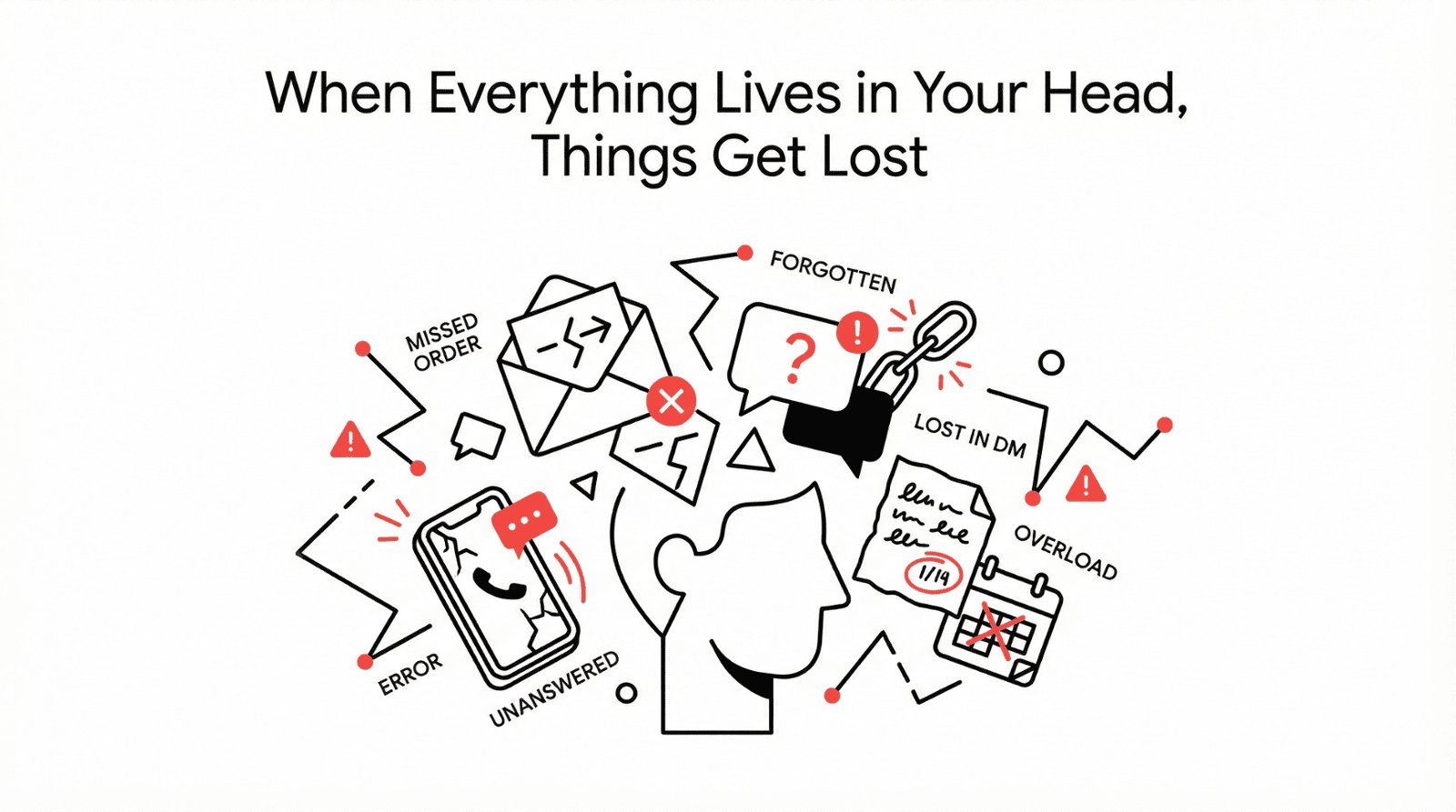 Small Business Chaos Illustration