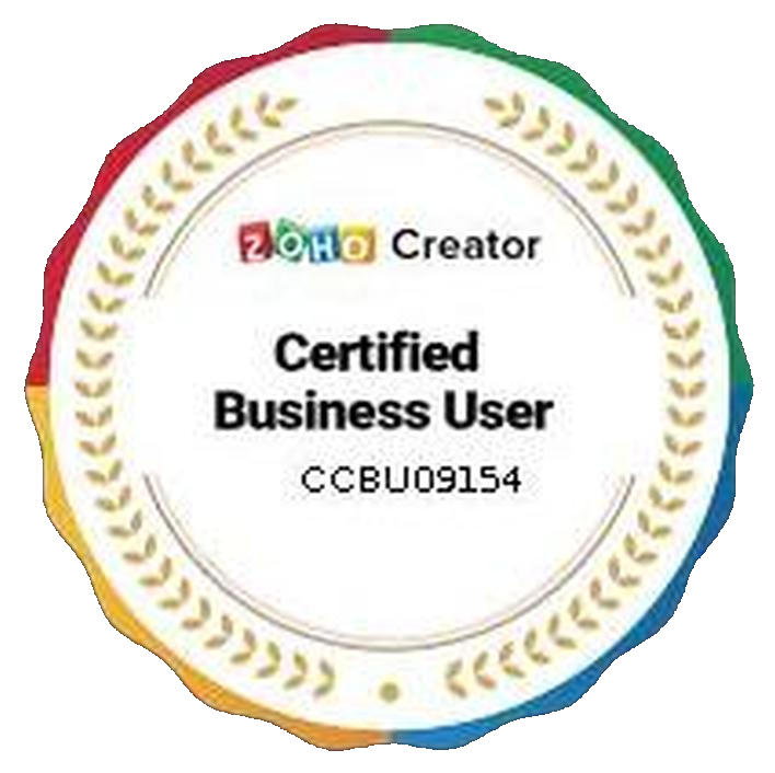 Zoho Creator Certified Expertise -BMI