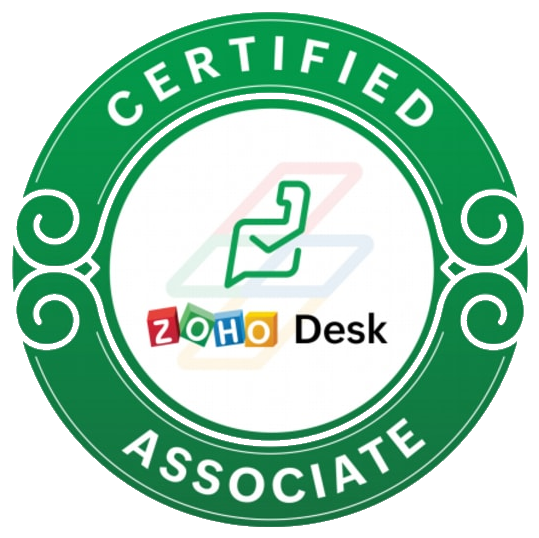 Zoho Desk Certified Expertise -BMI