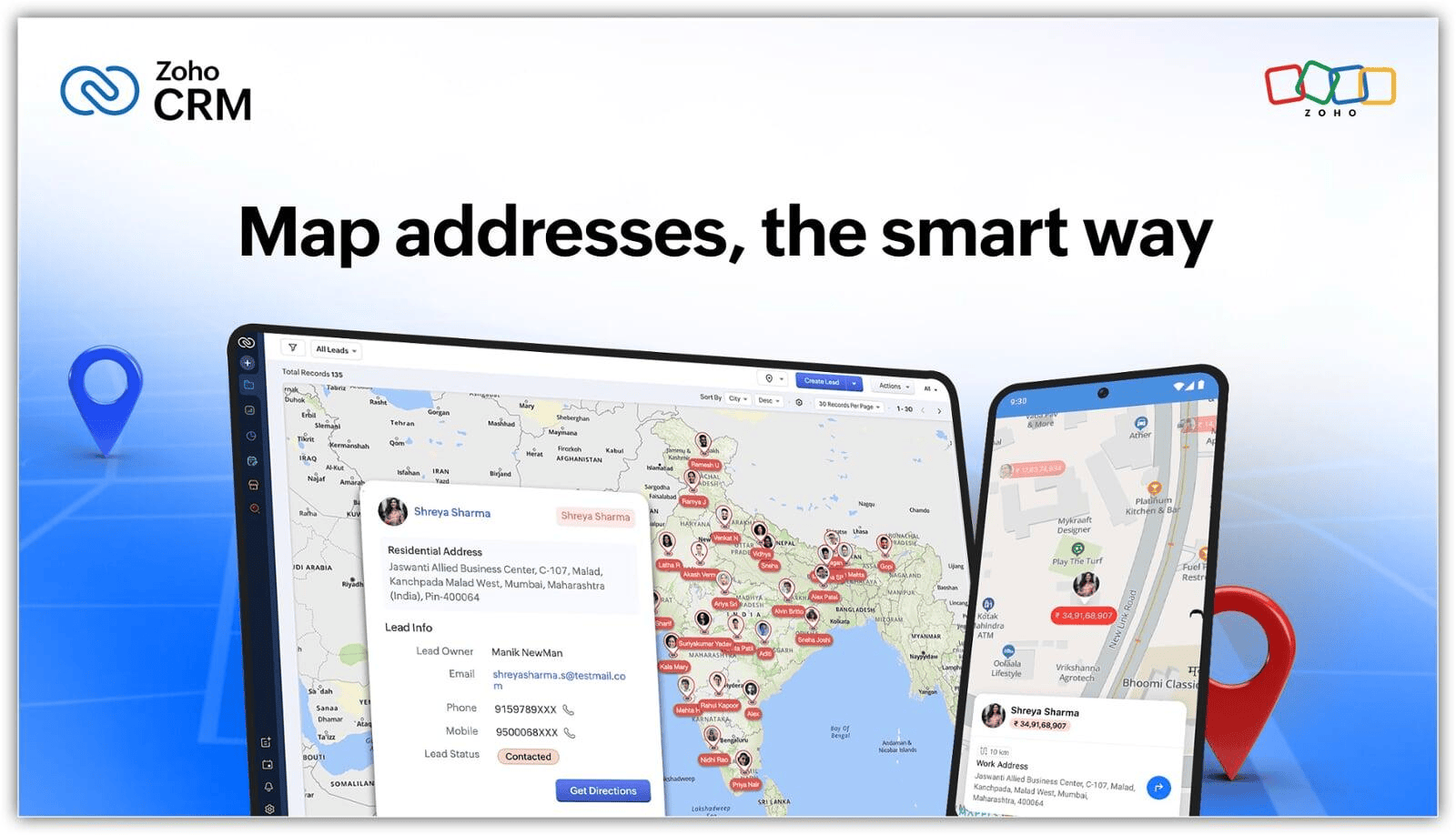 Stop Selling in the Dark: How Zoho CRM’s New "Map View" Turns Your Territory into a Goldmine
